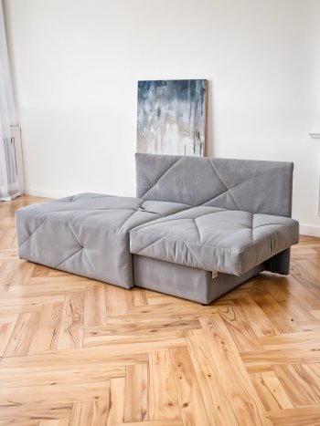 Диван 1010 серый, правый (BRENDOSS) в Екатеринбурге - mebel-e96.ru