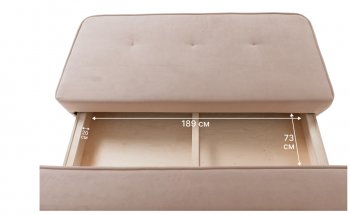 Диван-кровать 1001 бежевый (Brendoss) в Екатеринбурге - mebel-e96.ru