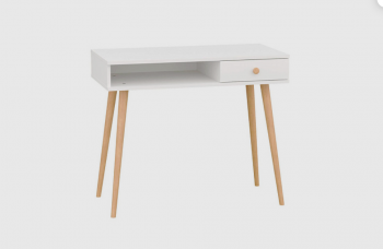 Стол письменный, арт.6-01101, белый (ГК) в Екатеринбурге - mebel-e96.ru