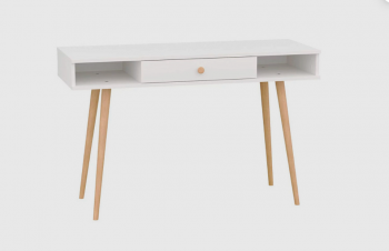 Стол письменный, арт.6-01102, белый (ГК) в Екатеринбурге - mebel-e96.ru