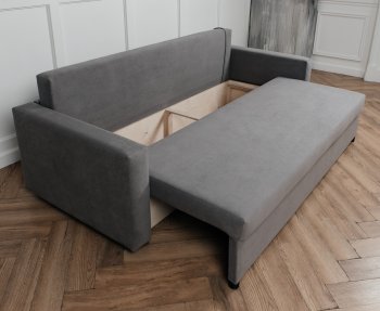 Диван 730 серый (Brendoss) в Екатеринбурге - mebel-e96.ru