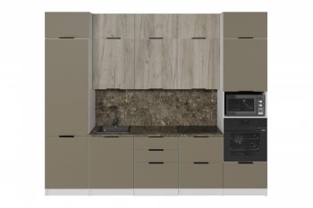 Кухонный гарнитур Альба экстра 3000 мм (Герда) в Екатеринбурге - mebel-e96.ru