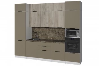 Кухонный гарнитур Альба экстра 3000 мм (Герда) в Екатеринбурге - mebel-e96.ru