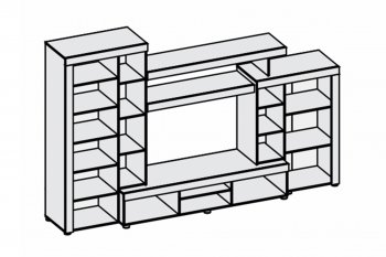 Гостиная Аллегро вар. 1 (Диал) в Екатеринбурге - mebel-e96.ru