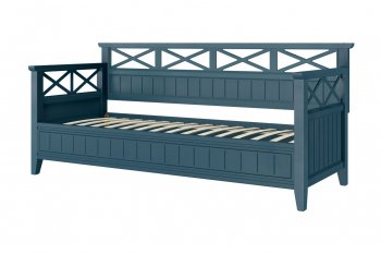 Кровать из массива Амелия сапфир без ящиков (БМ) в Екатеринбурге - mebel-e96.ru