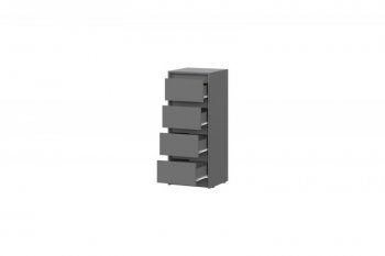 Комод Айден КМ06-400 серый графит (ИЦ) в Екатеринбурге - mebel-e96.ru