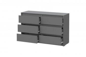 Комод Айден КМ06-1200 серый графит (ИЦ) в Екатеринбурге - mebel-e96.ru