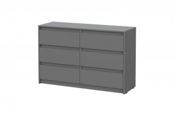 Комод Айден КМ06-1200 серый графит (ИЦ) в Екатеринбурге - mebel-e96.ru | фото