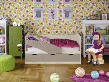 Кровать Бабочки Шарли мокко (Миф) в Екатеринбурге - mebel-e96.ru