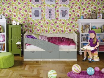 Кровать Бабочки Шарли бриз (Миф) в Екатеринбурге - mebel-e96.ru