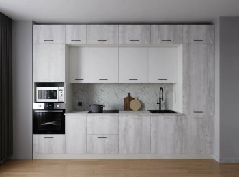 Кухонный гарнитур Бланка 3400 мм (Санвут) в Екатеринбурге - mebel-e96.ru