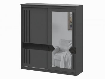 Шкаф-купе №25 2000 мм Блэк ЛАЙТ графит (СВ) в Екатеринбурге - mebel-e96.ru