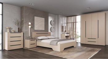 Кровать двуспальная Британа (Лин) в Екатеринбурге - mebel-e96.ru