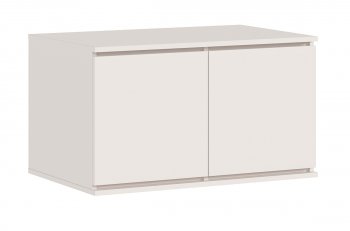 Шкаф 800 мм Челси двустворчатый с антресолью, сонома/белый (Миф) в Екатеринбурге - mebel-e96.ru