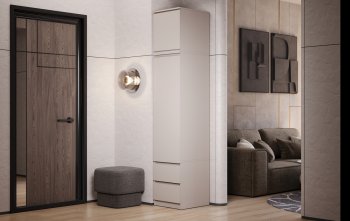 Пенал Челси 450 мм с антресолью Кашемир (Миф) в Екатеринбурге - mebel-e96.ru