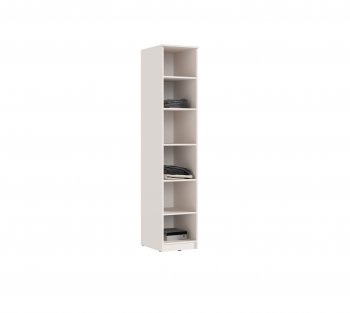 Пенал 400 мм Челси (1 створка) с антресолью, Кашемир (Миф) в Екатеринбурге - mebel-e96.ru