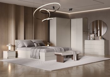 Спальный гарнитур Челси Кашемир. модульный (Миф) в Екатеринбурге - mebel-e96.ru