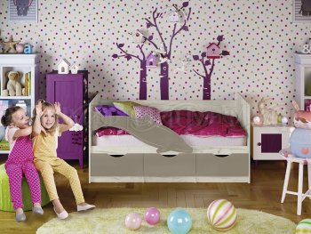 Кровать Дельфин №1 шарли мокко (Миф) в Екатеринбурге - mebel-e96.ru