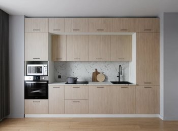 Кухонный гарнитур Шимо 3400 мм МДФ (Санвут) в Екатеринбурге - mebel-e96.ru