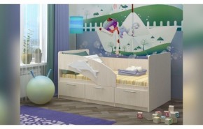 Детская кровать Дельфин-5 80х160 (Р) в Екатеринбурге - mebel-e96.ru