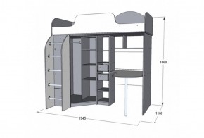 Набор детской мебели Омега-18 (модульная) в Екатеринбурге - mebel-e96.ru