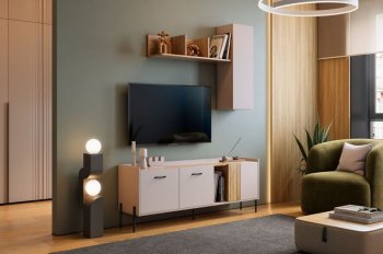 Стенка Доминика модульная  (Мебельсон) в Екатеринбурге - mebel-e96.ru