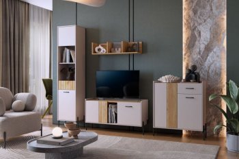 Стенка Доминика модульная  (Мебельсон) в Екатеринбурге - mebel-e96.ru