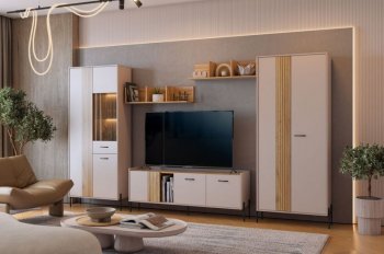 Стенка Доминика модульная  (Мебельсон) в Екатеринбурге - mebel-e96.ru