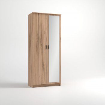 Шкаф 960 мм 2-х ств. «Дуэт Люкс» с зеркалом (Эко) в Екатеринбурге - mebel-e96.ru