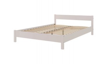 Кровать из массива Эби Льняной (БМ) в Екатеринбурге - mebel-e96.ru
