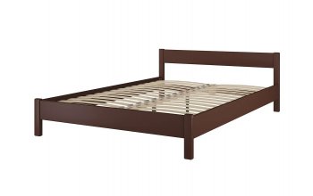 Кровать из массива Эби Орех (БМ) в Екатеринбурге - mebel-e96.ru