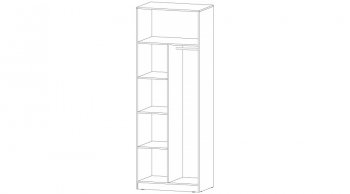 Шкаф 800 мм Элегант Белый (Лин) в Екатеринбурге - mebel-e96.ru