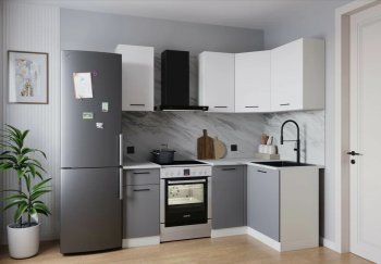 Кухонный гарнитур угловой Элеганция 2000*1200 мм (Sanvut) в Екатеринбурге - mebel-e96.ru