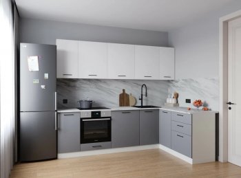 Угловой кухонный гарнитур Элеганция 2600*1600 мм Sanvut в Екатеринбурге - mebel-e96.ru