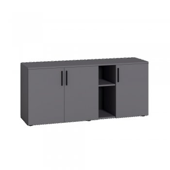 Тумба под ТВ Эйр 16.55 графит (Моби) в Екатеринбурге - mebel-e96.ru