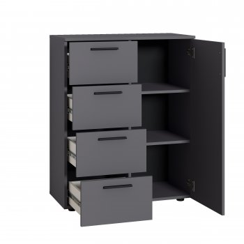 Комод Эйр 16.241 графит (Моби) в Екатеринбурге - mebel-e96.ru