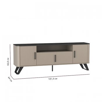 Тумба для ТВ 76.05 Фиделия (Олмеко) в Екатеринбурге - mebel-e96.ru