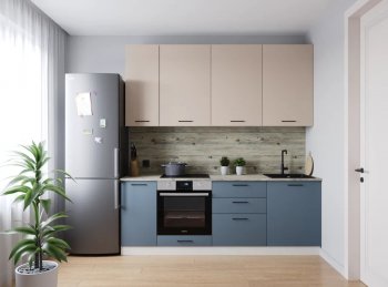 Кухонный гарнитур Фьюжн 2200 мм (Санвут) в Екатеринбурге - mebel-e96.ru