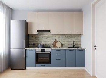 Кухонный гарнитур Фьюжн 2400 мм Sanvut в Екатеринбурге - mebel-e96.ru