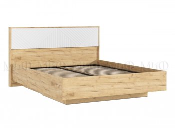 Кровать парящая Флэш крафт/белый (Миф) в Екатеринбурге - mebel-e96.ru
