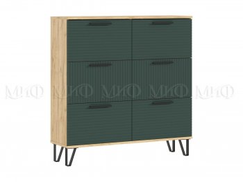 Обувница Флэш крафт/грин (Миф) в Екатеринбурге - mebel-e96.ru