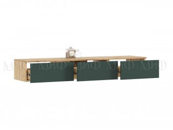Стенка Флэш комп.2 крафт/грин (Миф) в Екатеринбурге - mebel-e96.ru