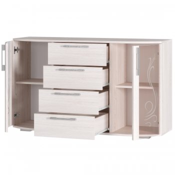 Комод Флорида ясень белый (БТС) в Екатеринбурге - mebel-e96.ru