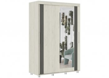 Шкаф-купе 1500 мм Форест крафт белый (Стиль) в Екатеринбурге - mebel-e96.ru
