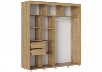 Шкаф-купе 2000 мм Форест крафт золотой(Стиль) в Екатеринбурге - mebel-e96.ru