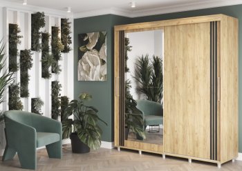 Шкаф-купе 2000 мм Форест крафт золотой(Стиль) в Екатеринбурге - mebel-e96.ru