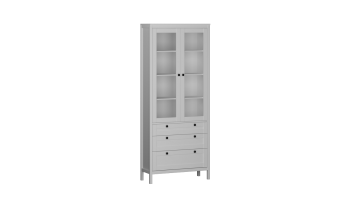Пенал со стеклом Фрея (СБК) в Екатеринбурге - mebel-e96.ru