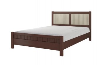 Кровать из массива Фрида Орех (БМ) в Екатеринбурге - mebel-e96.ru