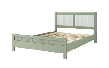 Кровать из массива Фрида Зеленый самшит (БМ) в Екатеринбурге - mebel-e96.ru