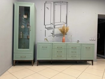 Витрина Гориция ШР-1 Самшит (БМ) в Екатеринбурге - mebel-e96.ru